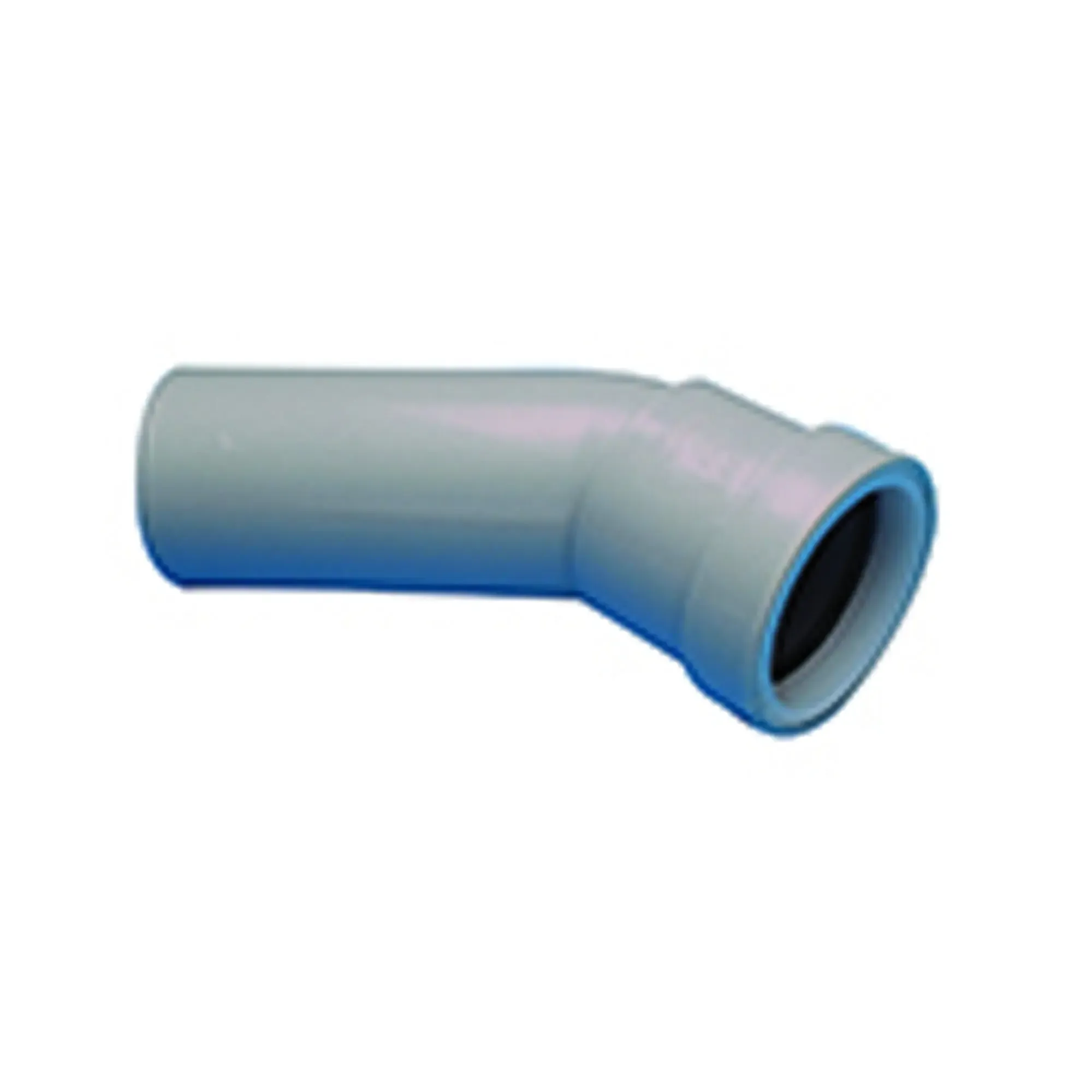 30° Push-fit spigot bend grey 40mm | BuyMaterials.com