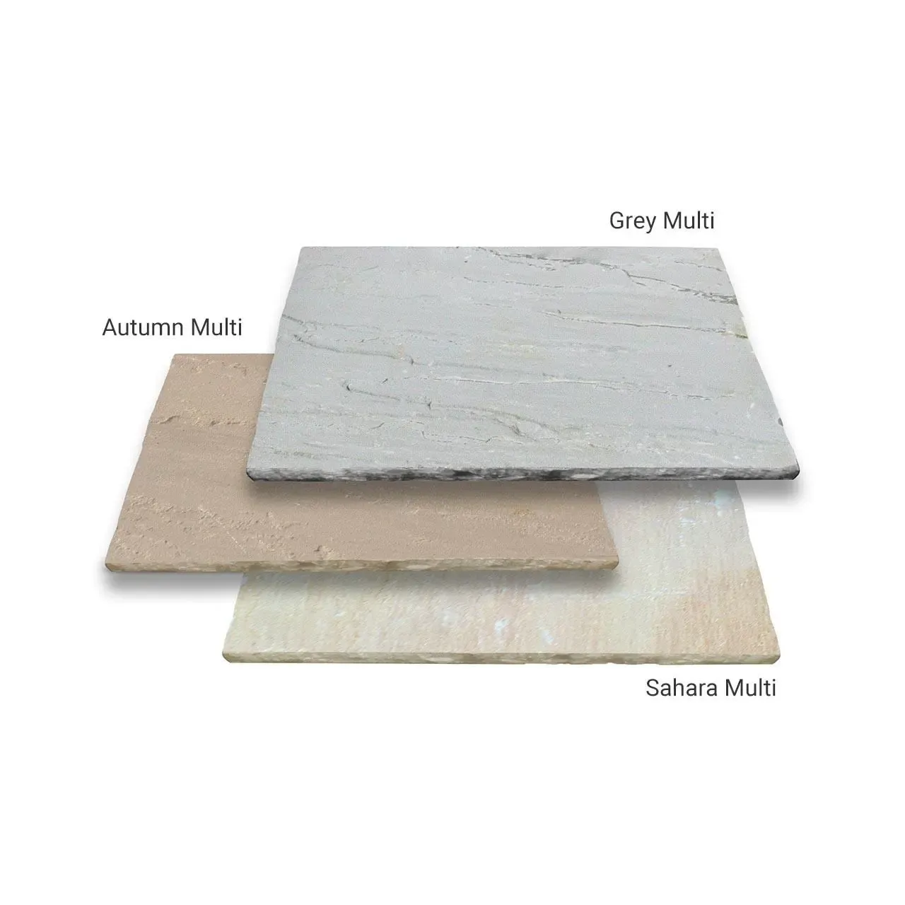 Marketstone Sandstone Paving 18mm Autumn Multi 20.93m² Project Pack ...