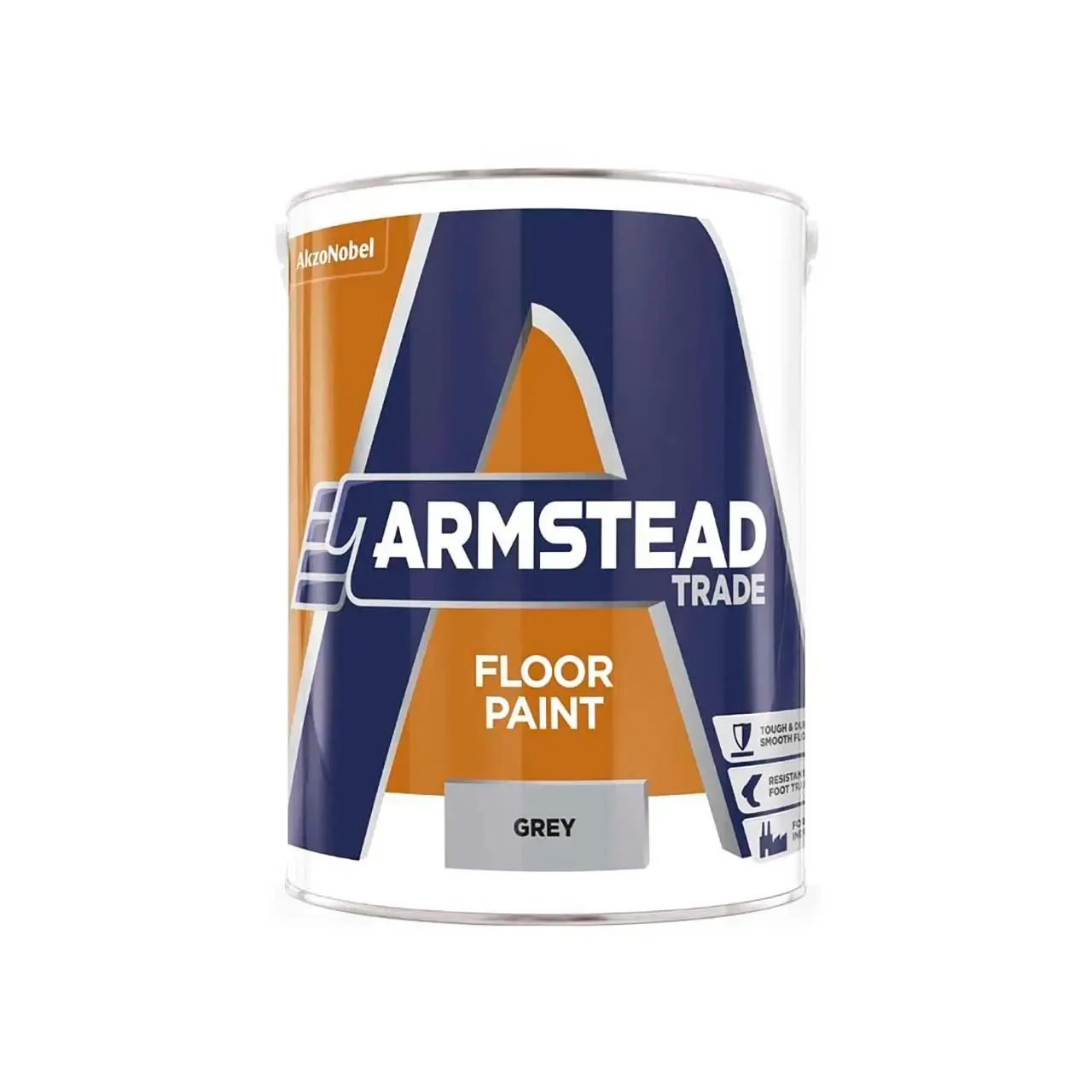 Armstead Trade Floor Paint Grey 5L | BuyMaterials.com