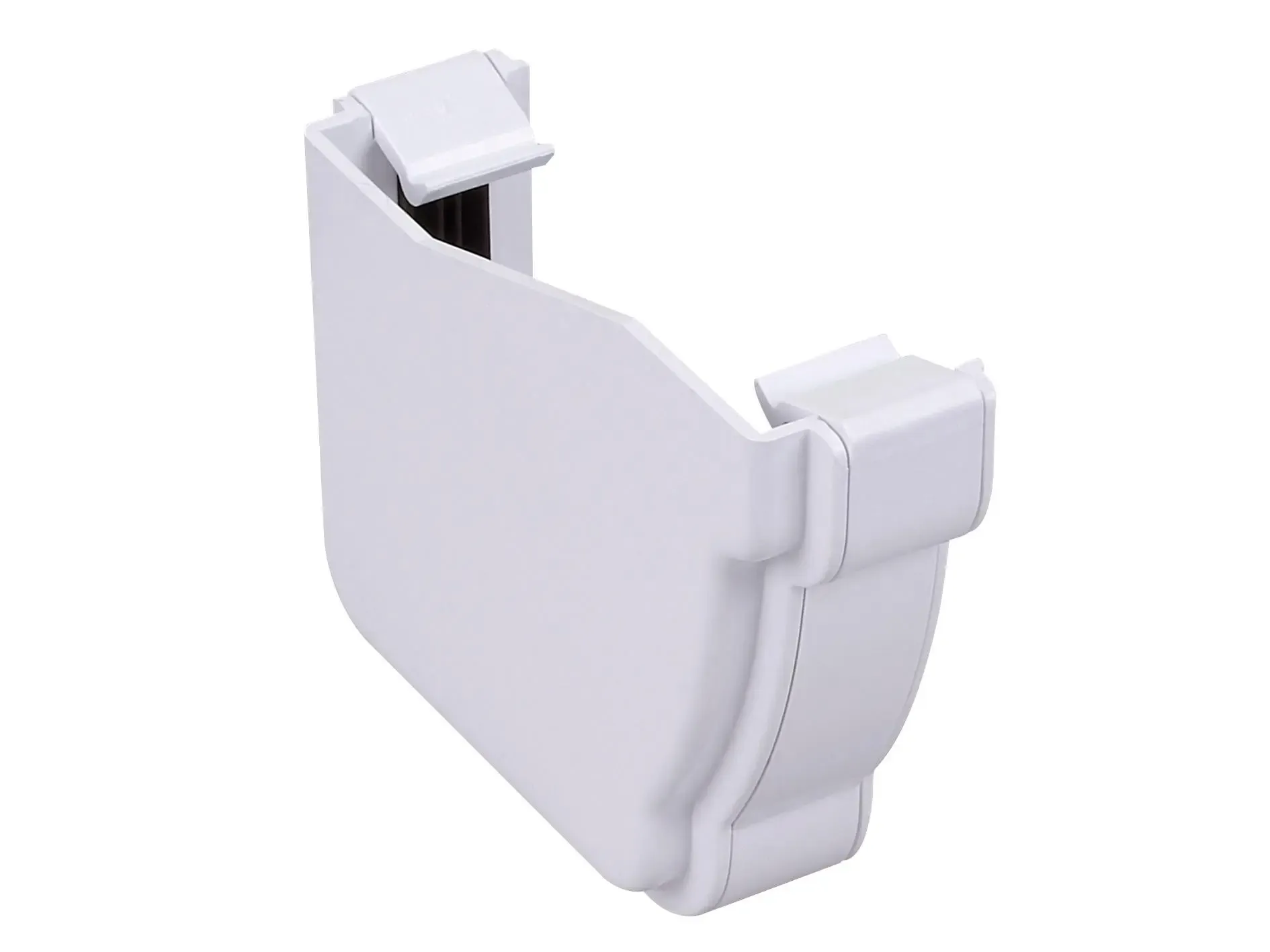 Storm External Stopend, Left-Hand, 111mm, White | BuyMaterials.com