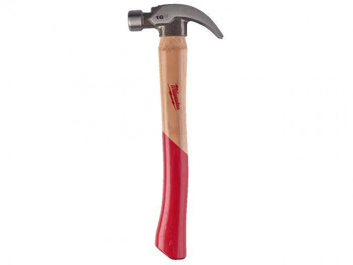 Milwaukee 4932478659 Hickory Curved Claw Hammer 16oz / 450g ...